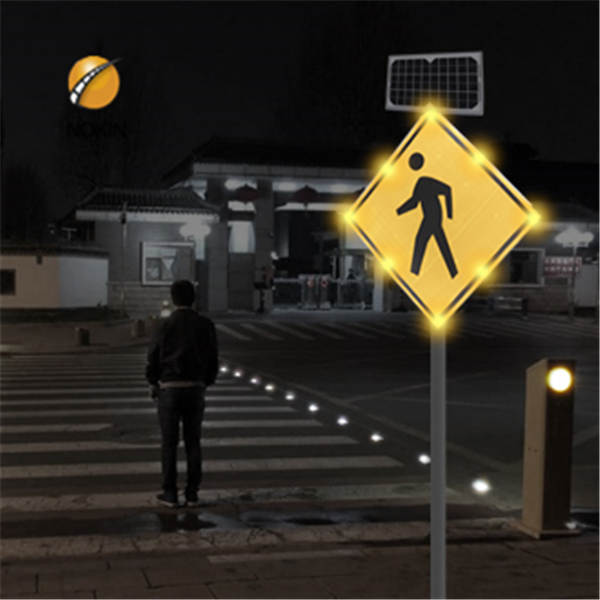 EU Standard solar Pedestrian Crossing sign company-Nokin Solar 